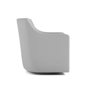 Barrett Crux Transitional Modern Textured Upholstery Swivel Accent Armchair