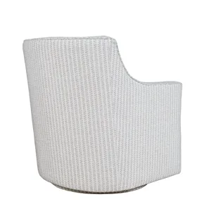 Barrett Crux Transitional Modern Textured Upholstery Swivel Accent Armchair