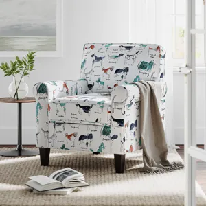 Baxter Puppy Upholstered Classic Traditional Accent Chair