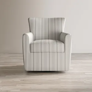 Blakely Harper Contemporary Traditional Swivel Accent Chair