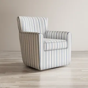Blakely Harper Contemporary Traditional Swivel Accent Chair