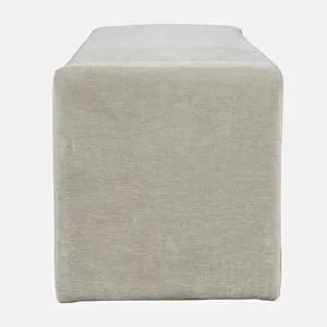 Braun 48\" Contemporary Upholstered Modern Bedroom Hallway Storage Bench