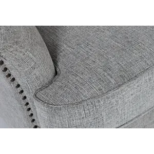 Bryson Transitional Upholstered Accent Chair With Nailhead Trim