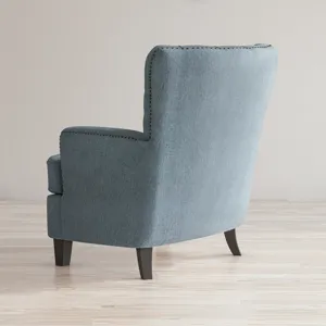 Bryson Transitional Upholstered Accent Chair With Nailhead Trim