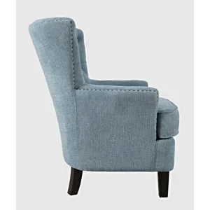 Bryson Transitional Upholstered Accent Chair With Nailhead Trim