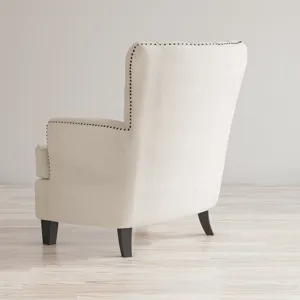 Bryson Transitional Upholstered Accent Chair With Nailhead Trim
