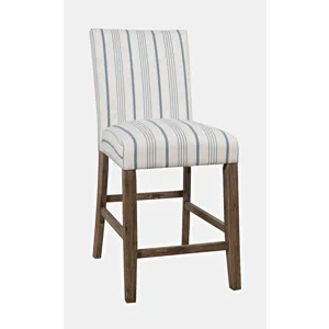 Eastern Tides Drop Leaf Counter Table w/2 Stools - Bisque