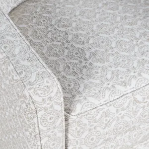 Barrett Crux Transitional Modern Textured Upholstery Swivel Accent Armchair