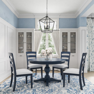 Atlin Navy Dining 5 Piece Set