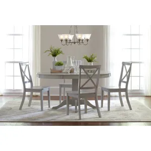 Everyday Classics Round to Oval Dining Table and 4 Chair Set