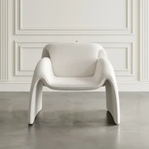 Dolce Mid-Century Modern Bent Angle Upholstered Accent Chair