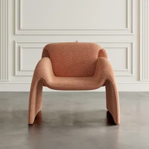 Dolce Mid-Century Modern Bent Angle Upholstered Accent Chair