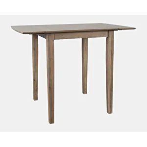 Eastern Tides Drop Leaf Counter Table w/2 Stools - Bisque