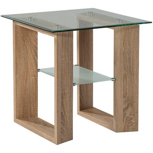 Modena End Table Base- Beech