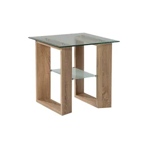 Modena End Table Base- Beech