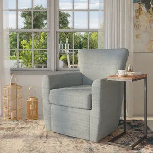 Blakely Harper Contemporary Traditional Swivel Accent Chair