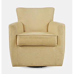 Blakely Harper Contemporary Traditional Swivel Accent Chair