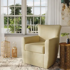 Blakely Harper Contemporary Traditional Swivel Accent Chair