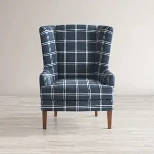 Lacroix Traditional Upholstered Wingback Accent Chair