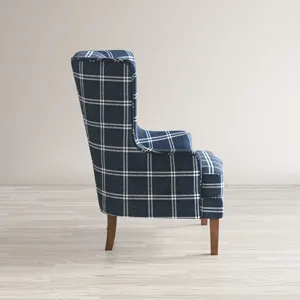 Lacroix Traditional Upholstered Wingback Accent Chair