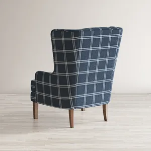 Lacroix Traditional Upholstered Wingback Accent Chair
