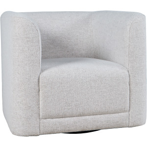 Lola Modern Contemporary Barrel Swivel Upholstered Accent Armchair