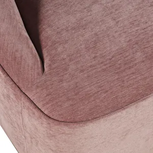 Lulu Mid-Century Modern Upholstered Casual Swivel Accent Chair