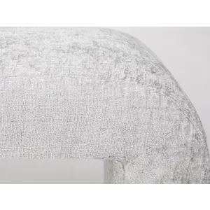 Sophia Modern Luxury Curved Upholstered Waterfall Jacquard Bench Large