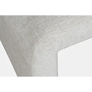 Sophia Modern Luxury Curved Upholstered Waterfall Jacquard Petite Ottoman Bench Set Of 2