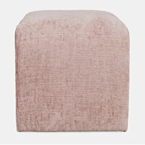 Sophia Modern Luxury Curved Upholstered Waterfall Jacquard Petite Ottoman Bench Set Of 2