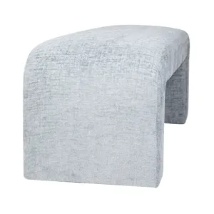 Sophia Modern Luxury Curved Upholstered Waterfall Jacquard Bench Small