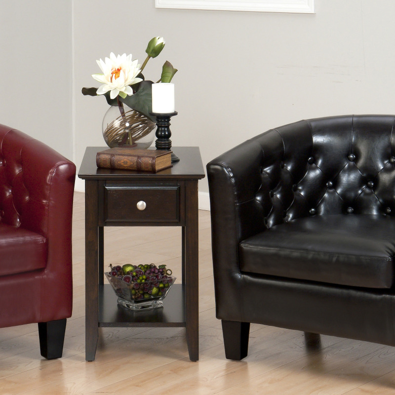 Jofran Espresso End Table - Thumbnail 5