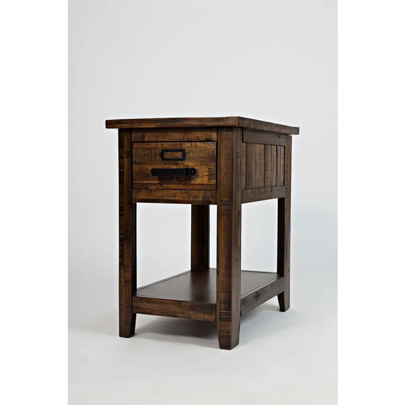 Cannon Valley Rustic Modern Three Piece Living Room Coffee, End Table And Side Table Set