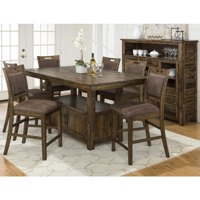 Cannon Valley High/Low Dining Table 151172TBKT by Jofran at Bruce