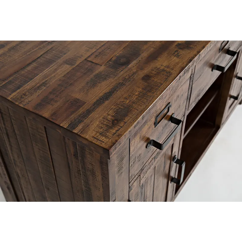 Cannon Valley Distressed Industrial 50\" Media Unit