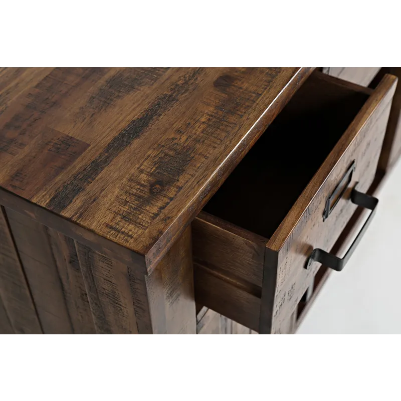 Cannon Valley Distressed Industrial 50\" Media Unit