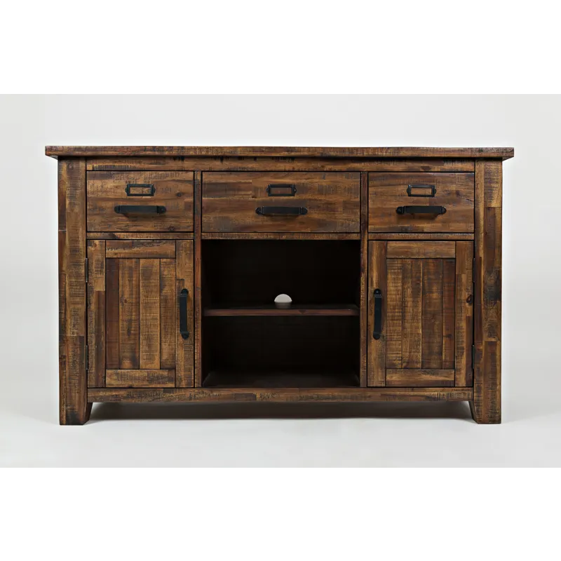 Cannon Valley Distressed Industrial 50\" Media Unit