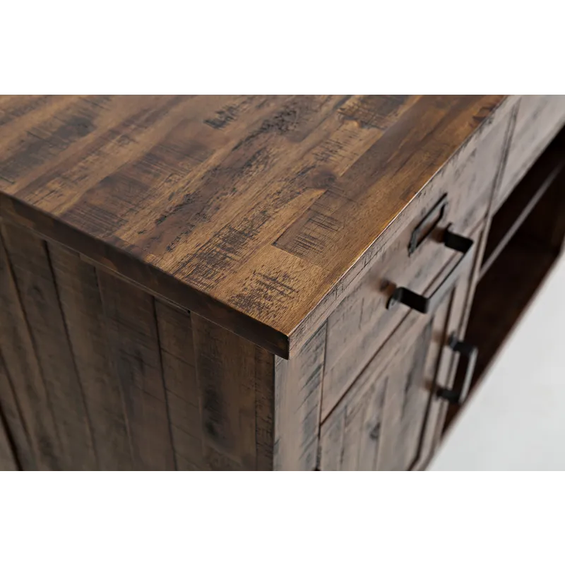 Cannon Valley Distressed Industrial 60\" Media Unit