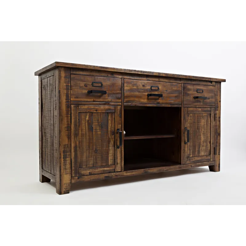 Cannon Valley Distressed Industrial 60\" Media Unit