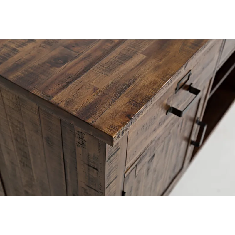 Cannon Valley Distressed Industrial 70\" Media Unit