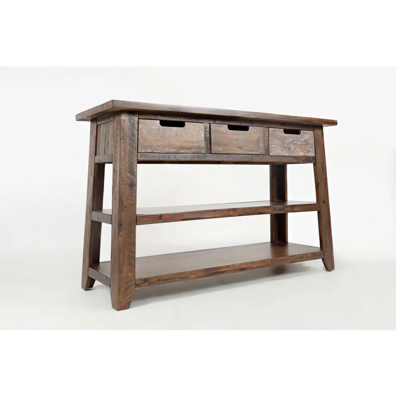 Painted Canyon Rustic Solid Acacia 50\" Sofa Table