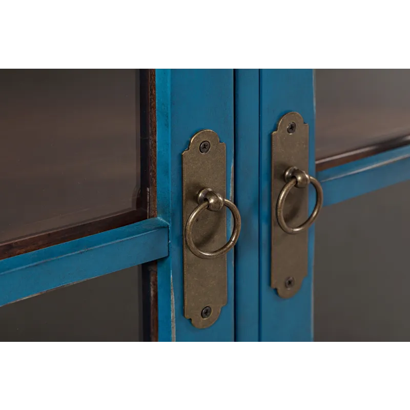 Aquitaine 70\" Transitional Style Four Door Sideboard Cabinet