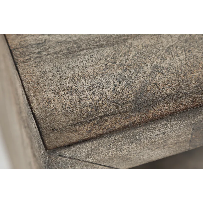 Mulholland Drive 56\" Modern Distressed Solid Wood Coffee Table