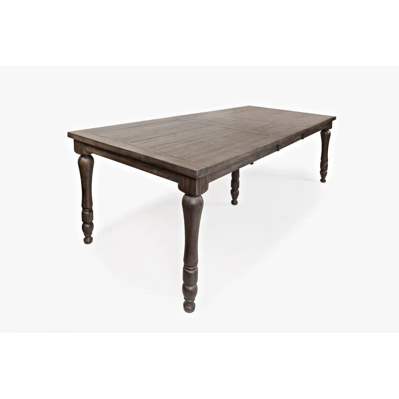 Madison County Rustic Reclaimed Pine Farmhouse Rectangle Extension Dining Table