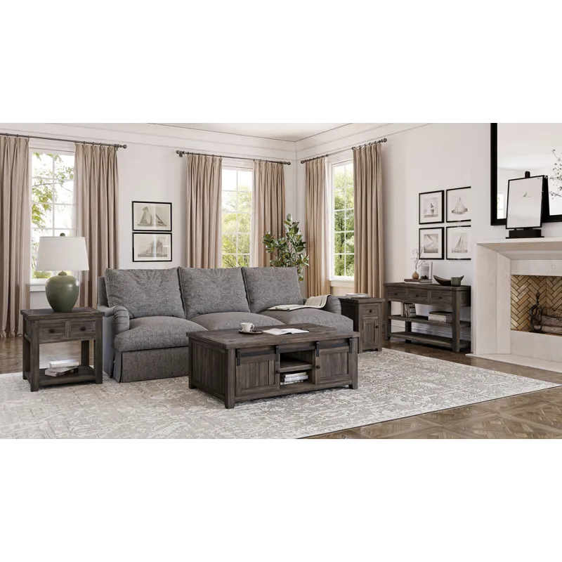 Madison County Rustic Reclaimed Pine Farmhouse Harris End Table