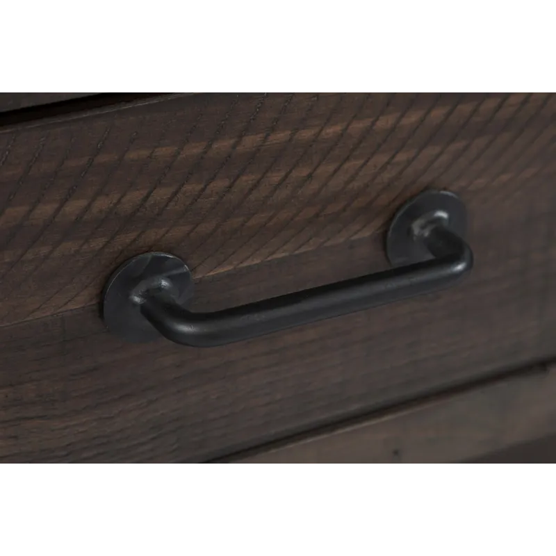 Madison County Rustic Reclaimed Pine Farmhouse Harris 50\" Sofa Console Table