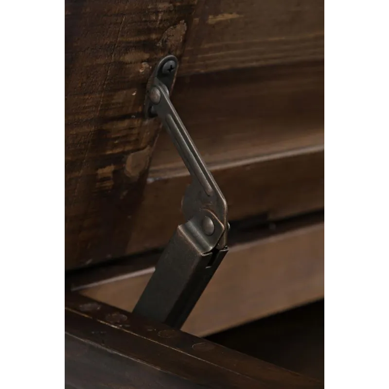 Madison County Rustic Reclaimed Solid Wood 48\" Farmhouse Harris Lift-Top Coffee Table