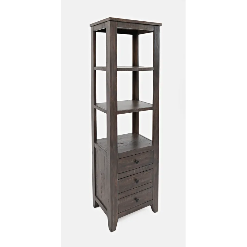 Madison County Rustic Reclaimed Solid Wood Farmhouse 22\" Pier Bookcase