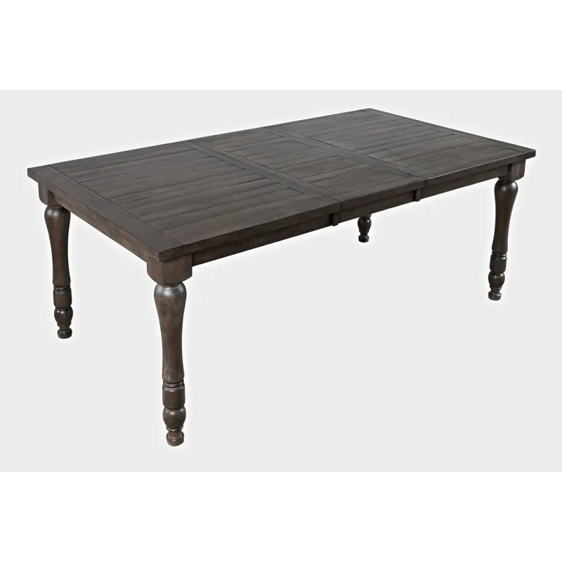 Madison County Rustic Reclaimed Solid Wood Farmhouse 78\" Extension Dining Table