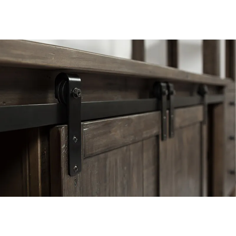 Madison County Rustic Reclaimed Pine Farmhouse Entertainment Center With 60\'\' TV Console